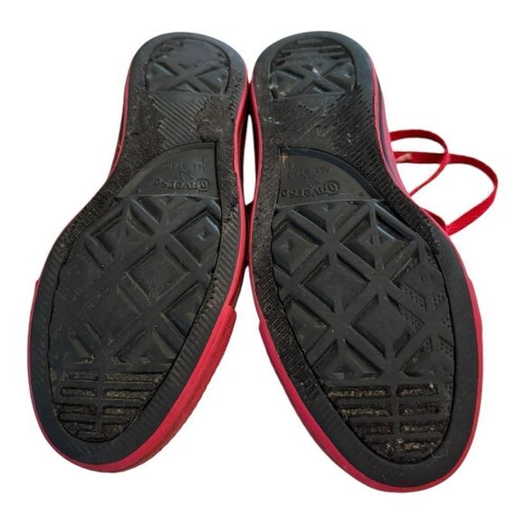 Converse All Star Black Red Women's Sneakers 6 - Picture 6 of 6